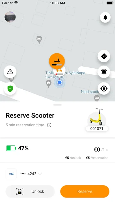 Take - Scooter Sharing سکرین شاٹس