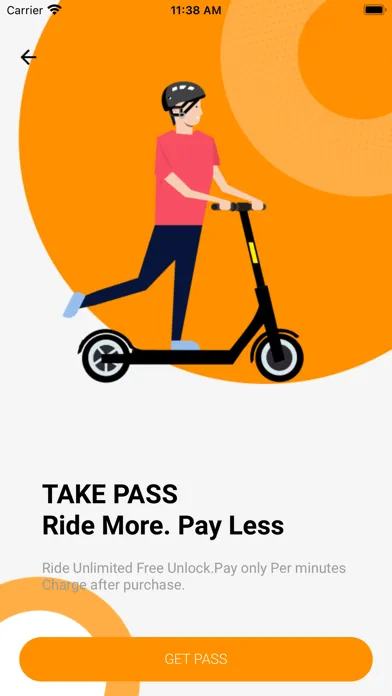 Take - Scooter Sharing سکرین شاٹس