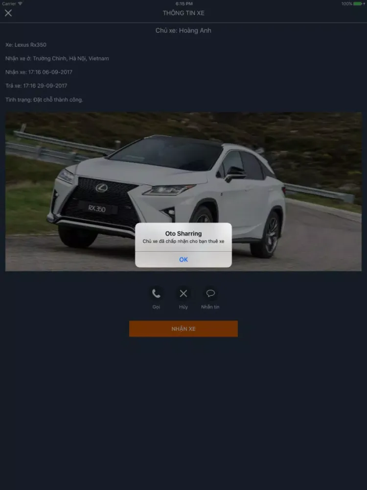 Скриншоты Otosharing Driver iPad 