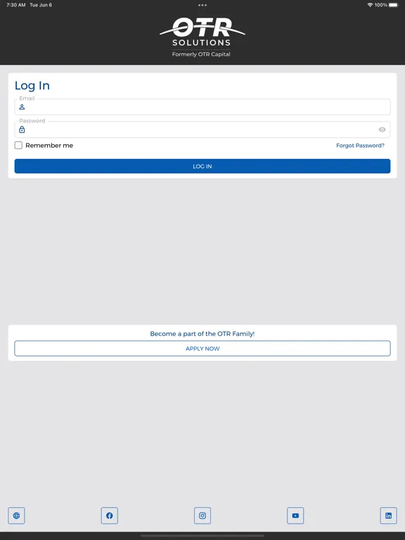 OTR Solutions iPad  স্ক্রিনশট
