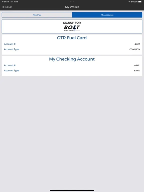 OTR Solutions iPad  স্ক্রিনশট