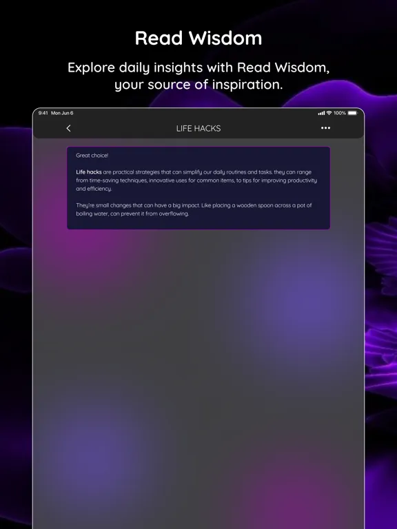 ภาพหน้าจอของ Epiphany Engine iPad 