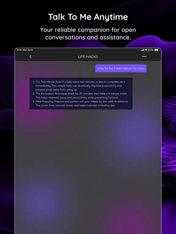ภาพหน้าจอของ Epiphany Engine iPad 