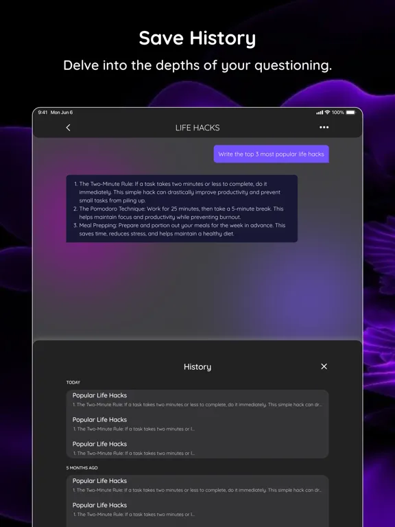 ภาพหน้าจอของ Epiphany Engine iPad 