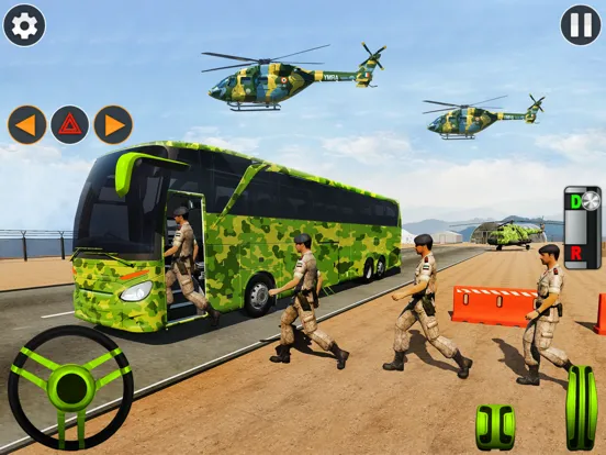 Army Bus Games 2024-Bus Driver iPad 应用截图