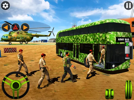 Army Bus Games 2024-Bus Driver iPad 应用截图