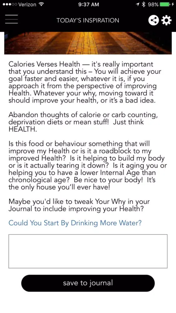 Screenshot di Baby Steps to a Healthier You, in Just 30 Days!