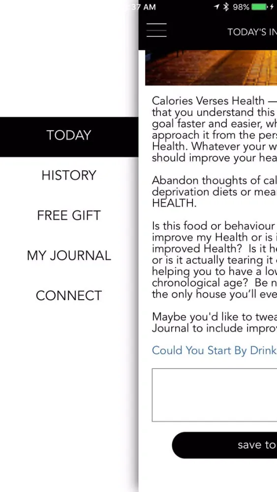 Screenshot di Baby Steps to a Healthier You, in Just 30 Days!