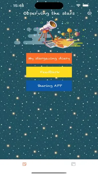 ภาพหน้าจอของ Observing the stars