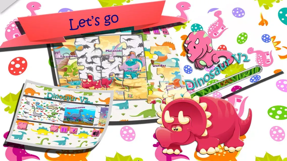 dinosaur puz challenging -suitable schoolgirl boys 스크린샷