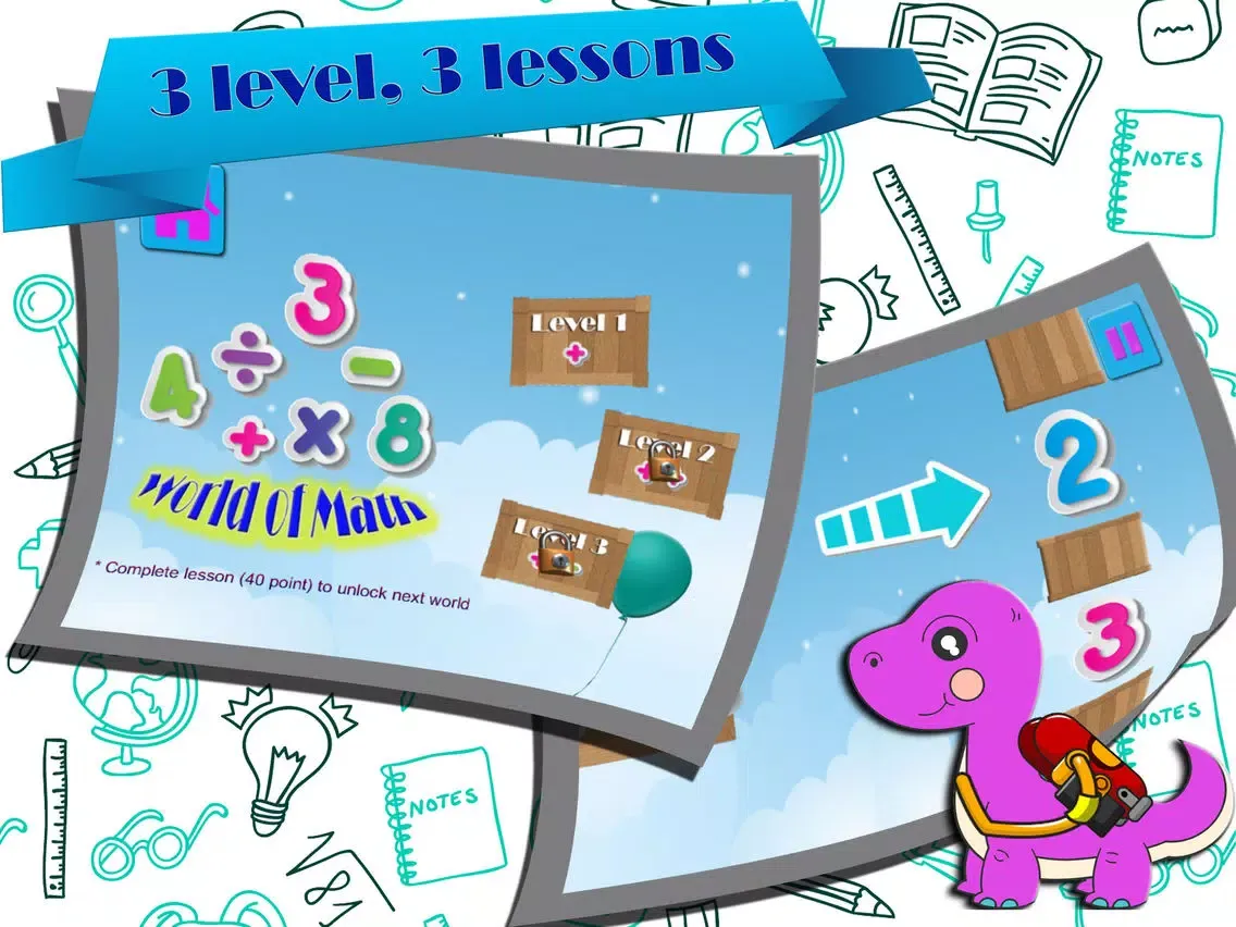 Zrzuty ekranu easy math problems - tutoring cognitive training iPad 