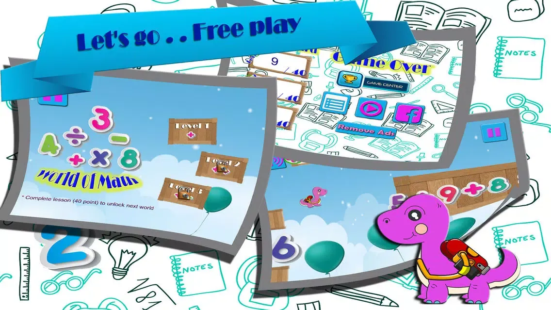 Zrzuty ekranu easy math problems - tutoring cognitive training