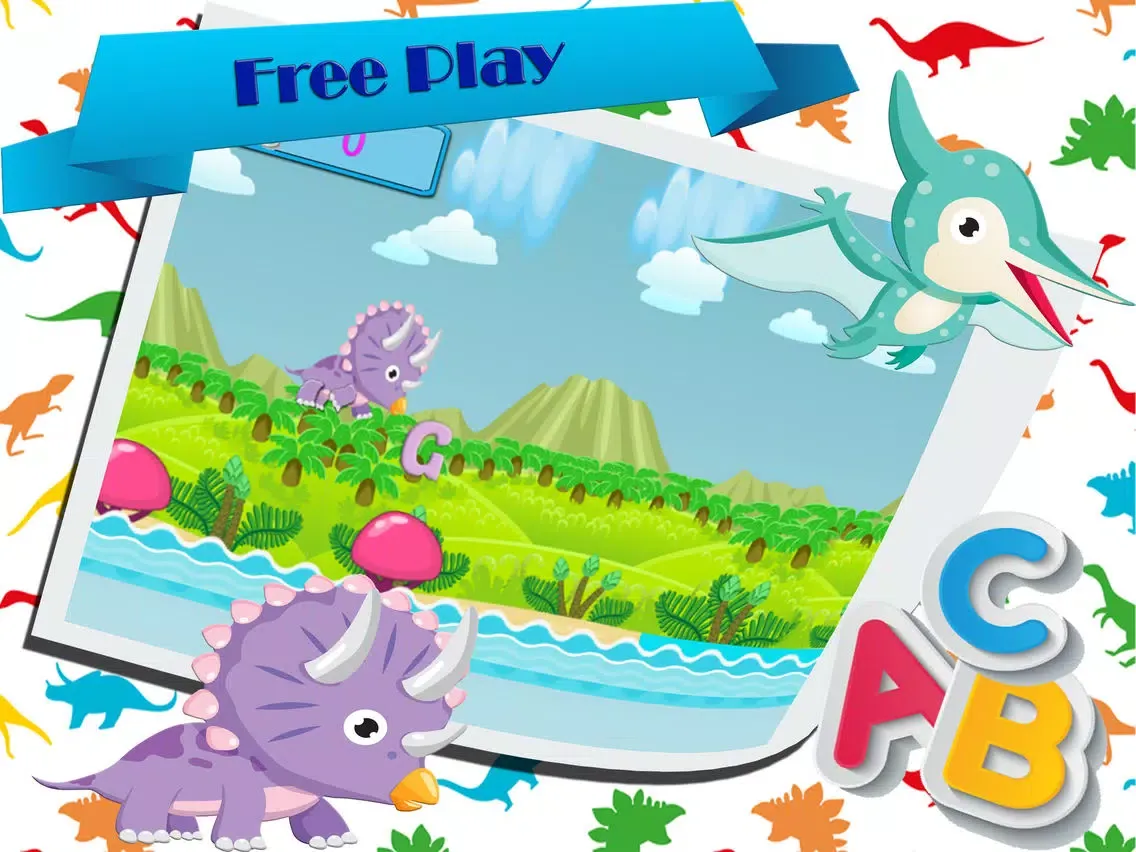 English is fun dinosaur learning games for kids iPad  Screenshots