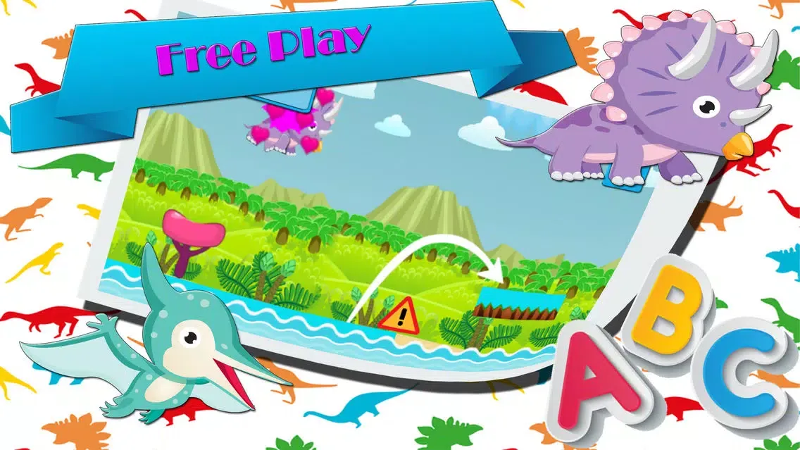 English is fun dinosaur learning games for kids Screenshots