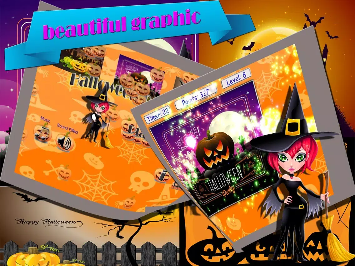 Capturas de pantalla de play easy solve jigsaw puzzle at halloween game iPad 