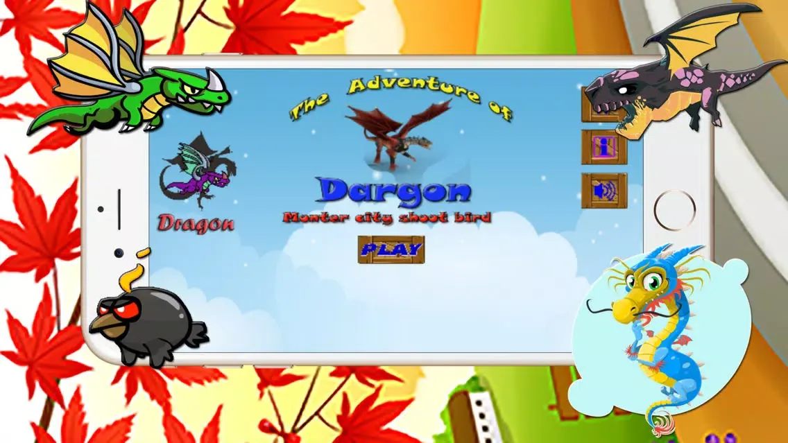 The adventure of dragon monster city shoot bird Screenshots