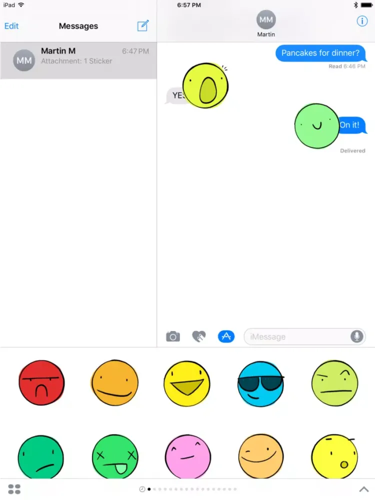 Ảnh chụp màn hình của Stickerdoodle Pack iPad 