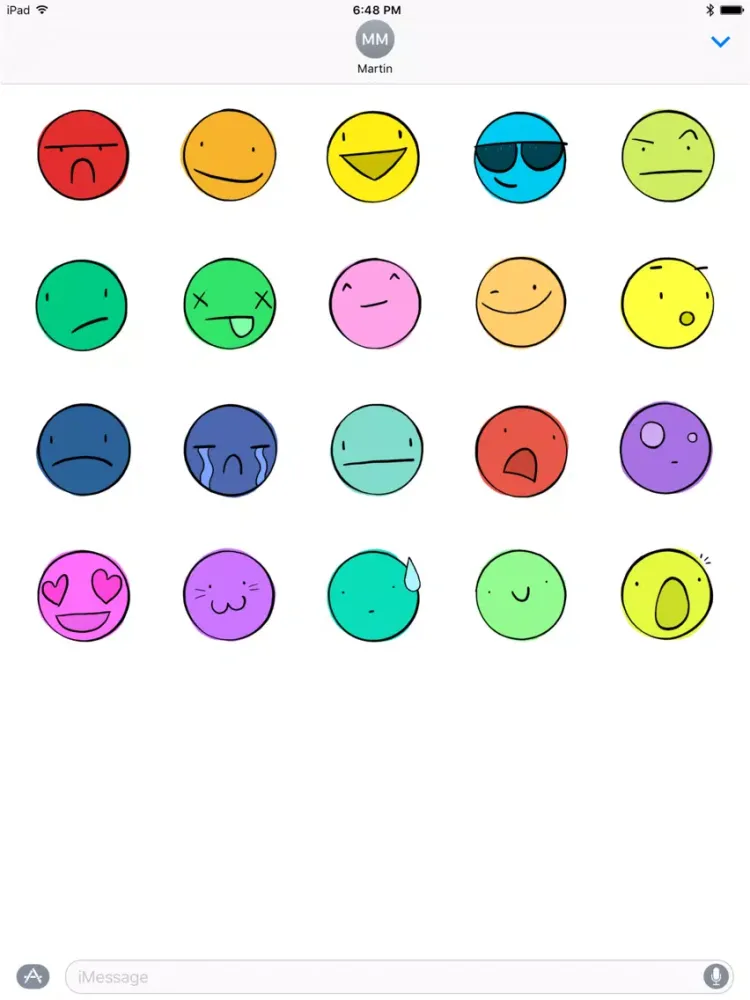 Ảnh chụp màn hình của Stickerdoodle Pack iPad 