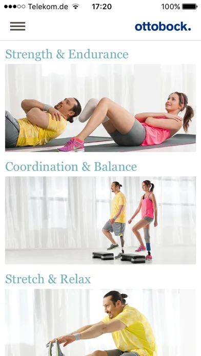 Zrzuty ekranu Fitness for amputees