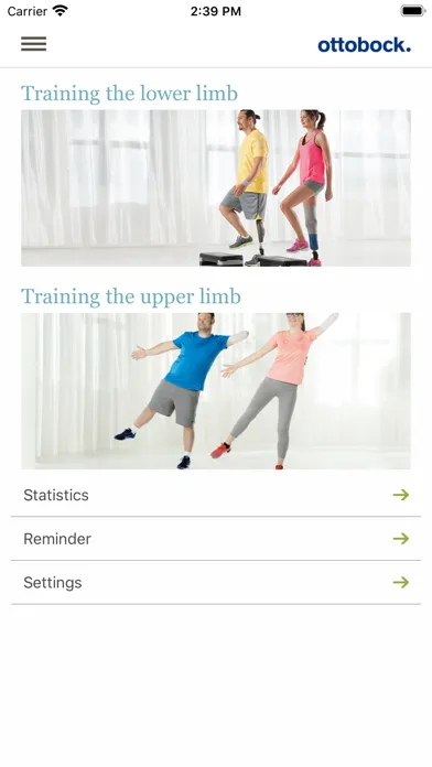 Zrzuty ekranu Fitness for amputees