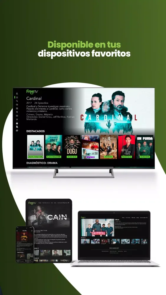 Captures d'écran de FreeTV