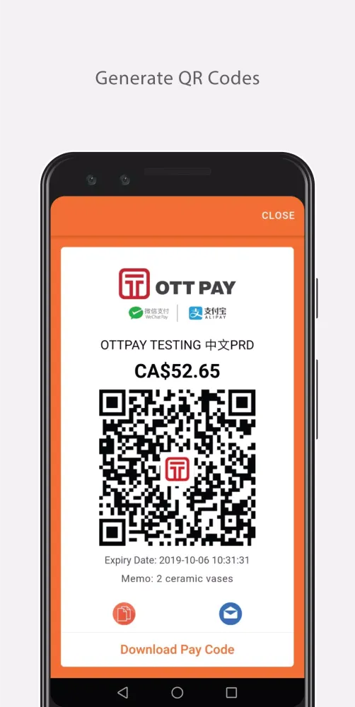 OTT PAY スクリーンショット