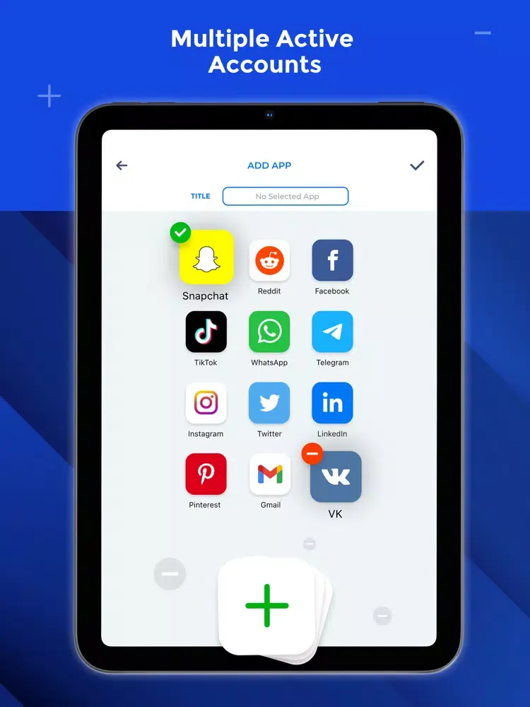 Parallel Space: Dual Accounts iPad  سکرین شاٹس