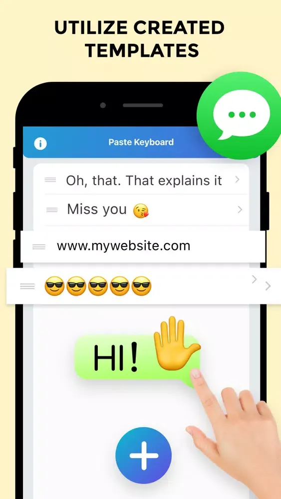 Capturas de tela do Auto Paste Keyboard App +