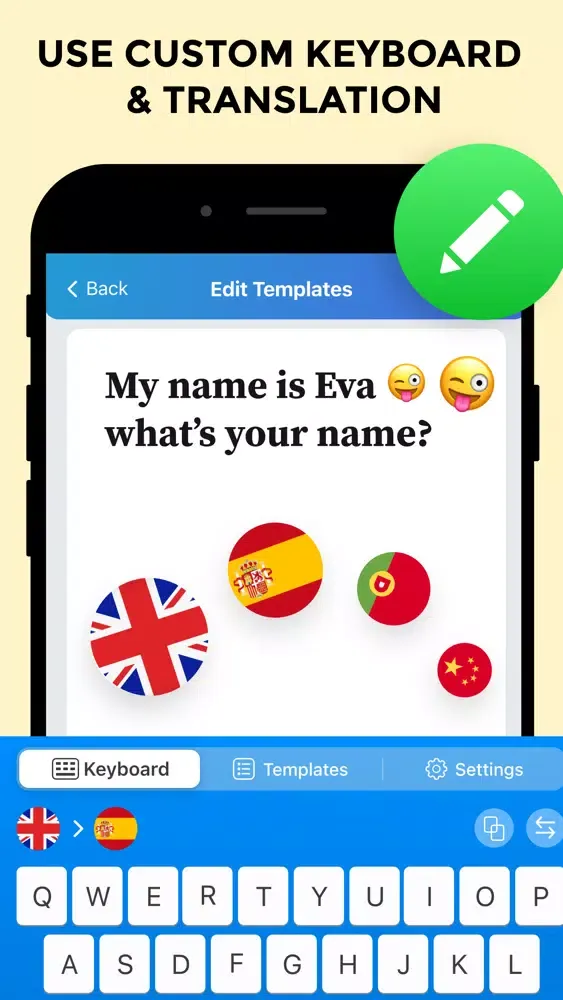 Capturas de tela do Auto Paste Keyboard App +