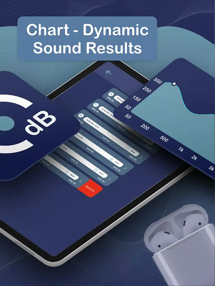 Decibel Meter - dB Sound Level iPad  Screenshots