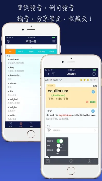 全民英檢精選詞彙(中高級)应用截图