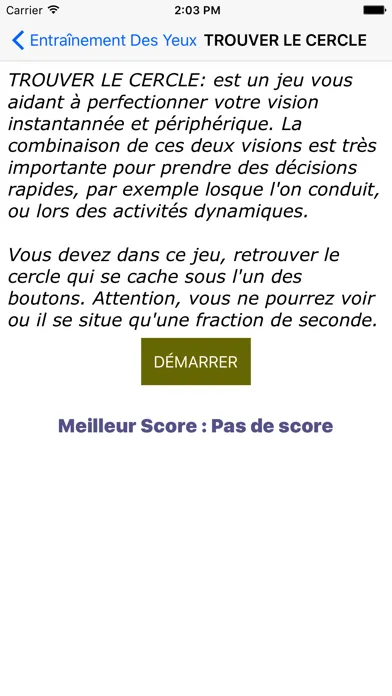 Capturas de pantalla de Entraînement Des Yeux