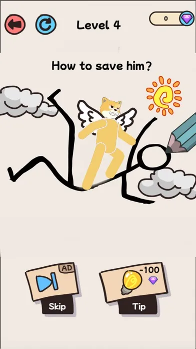 Скриншоты Protect the dog : draw to save