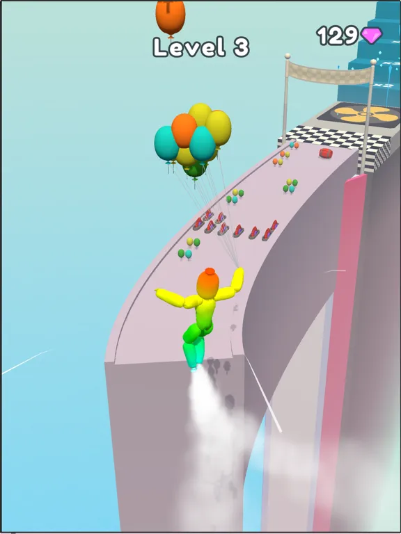 Tall Balloon Run 3D iPad  Screenshots