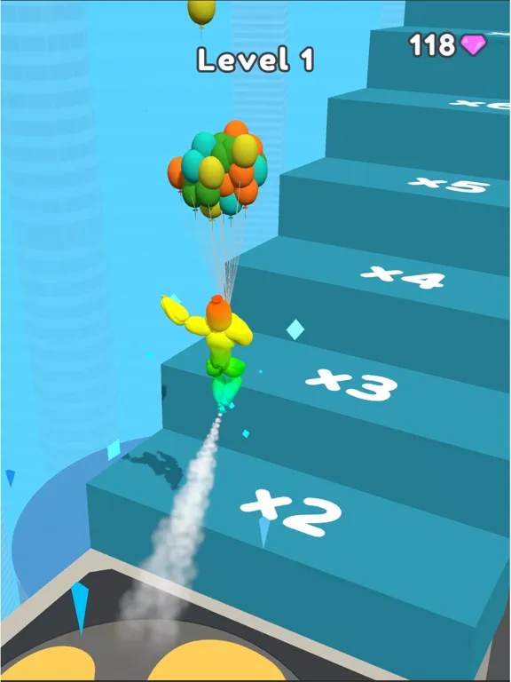 Tall Balloon Run 3D iPad  Screenshots