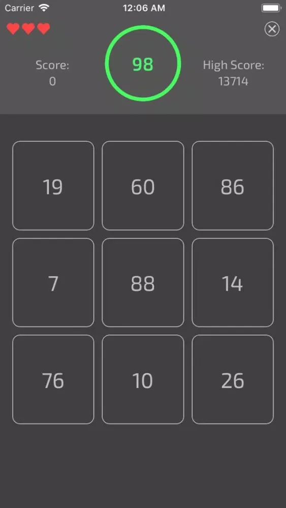 Capturas de tela do 100S ( Numbers Puzzle Game )