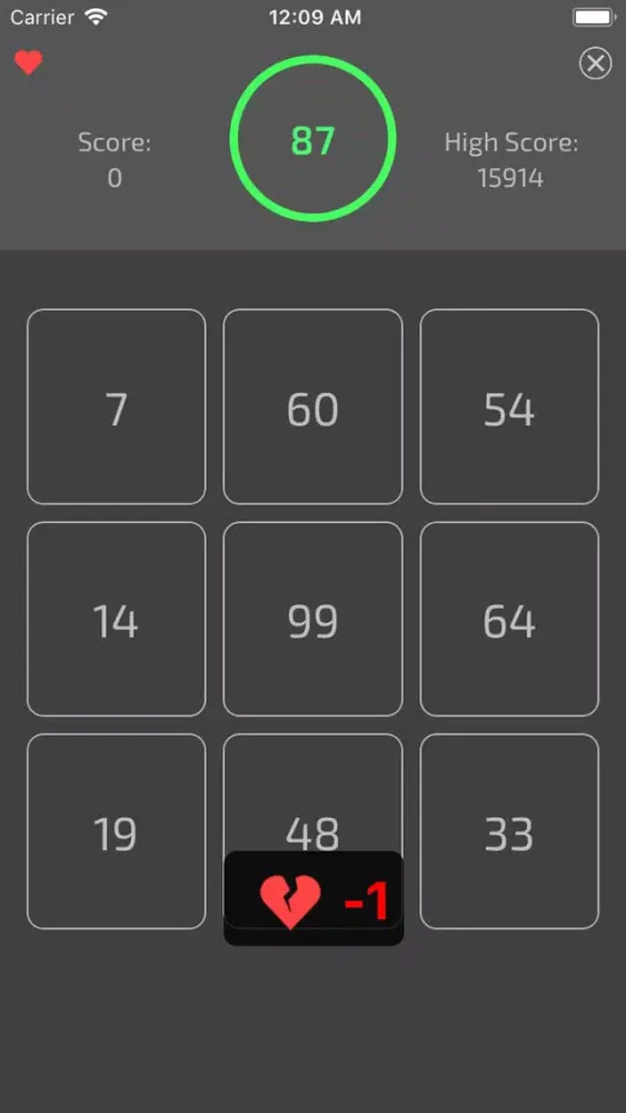 Capturas de tela do 100S ( Numbers Puzzle Game )