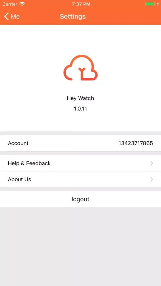 Tangkapan layar Hey Watch