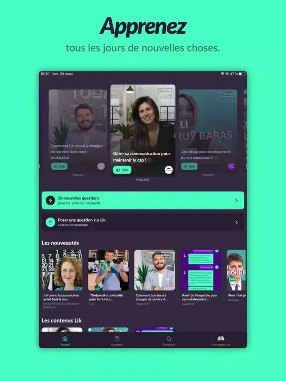 صور Lik - Media de la vie pro iPad 