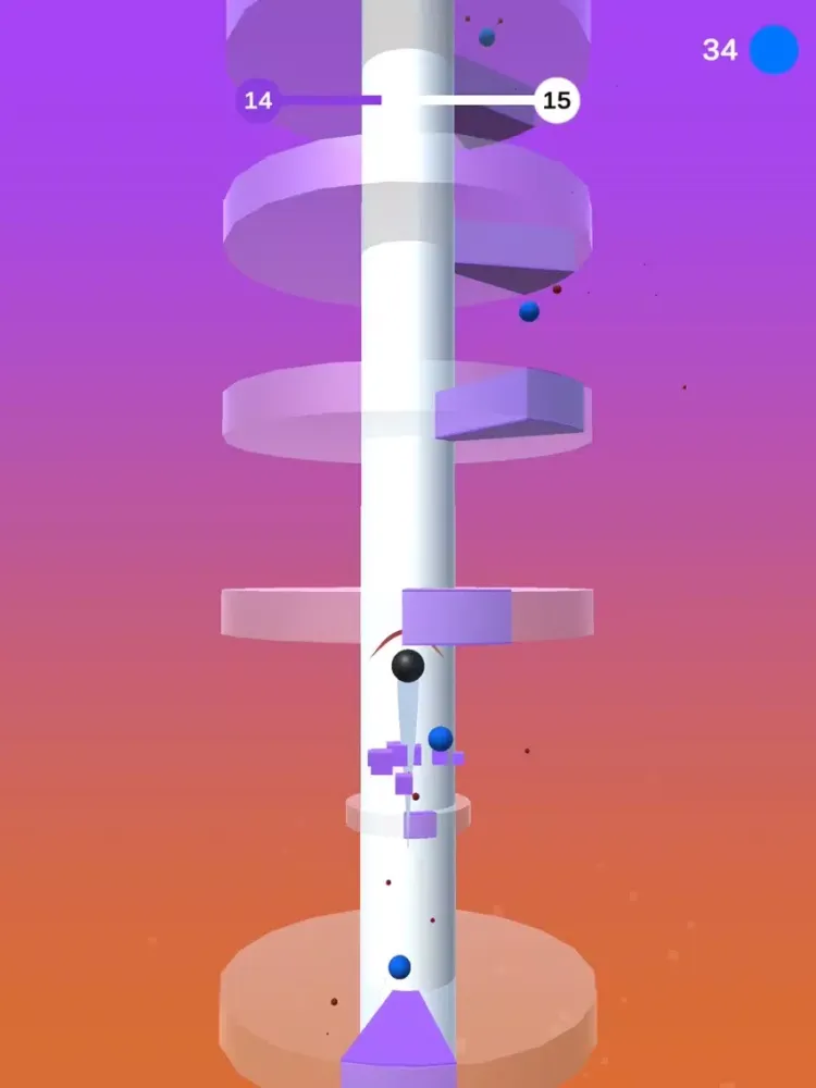 Helix Bounce iPad  Screenshots