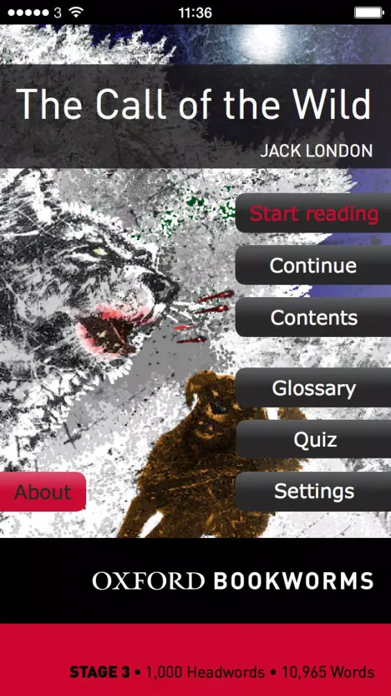 Capturas de pantalla de The Call of the Wild: Oxford Bookworms Stage 3 Reader (for iPhone)