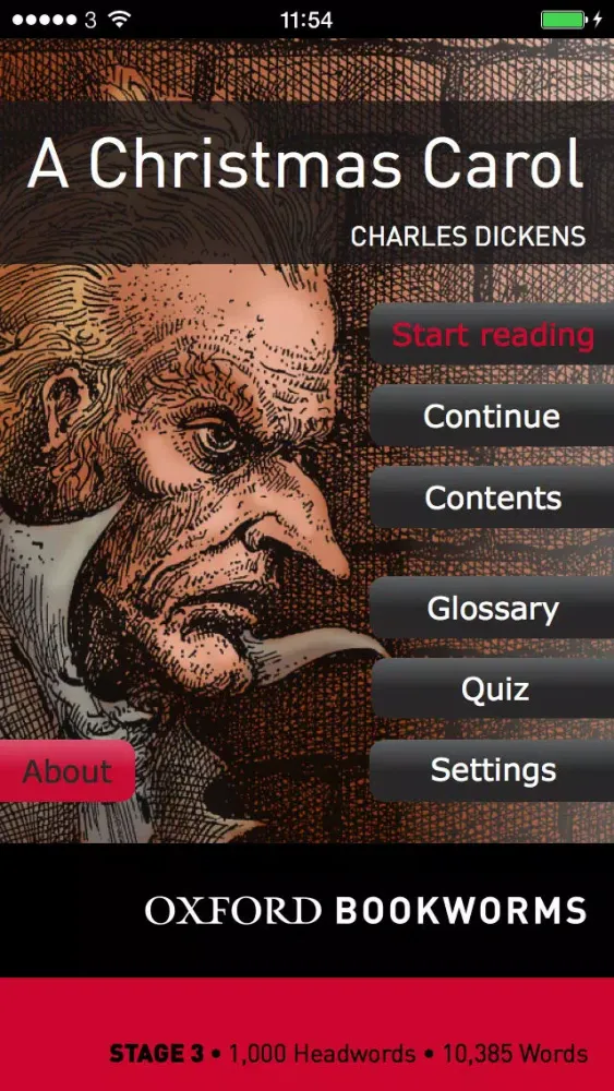 ภาพหน้าจอของ A Christmas Carol: Oxford Bookworms Stage 3 Reader (for iPhone)