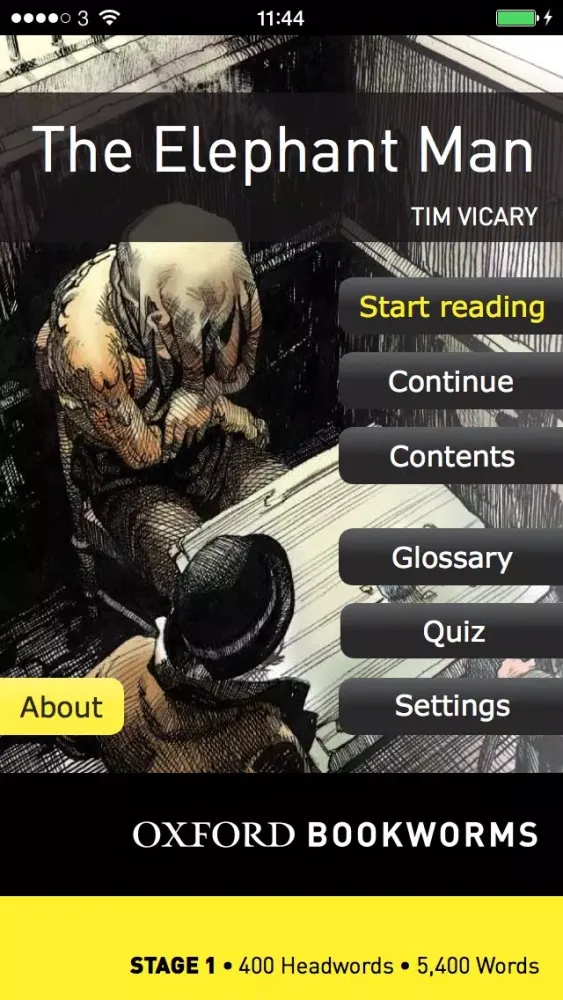 Ảnh chụp màn hình của The Elephant Man: Oxford Bookworms Stage 1 Reader (for iPhone)