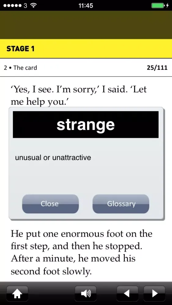 Ảnh chụp màn hình của The Elephant Man: Oxford Bookworms Stage 1 Reader (for iPhone)