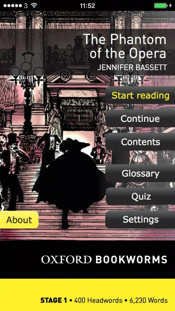 Tangkapan layar The Phantom of the Opera: Oxford Bookworms Stage 1 Reader (for iPhone)