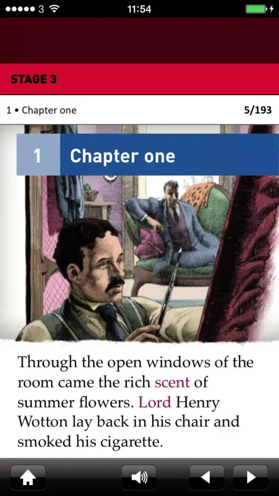 Capturas de tela do The Picture of Dorian Gray: Oxford Bookworms Stage 3 Reader (for iPhone)