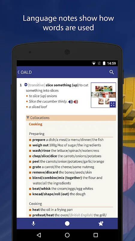 Capturas de pantalla de OALD