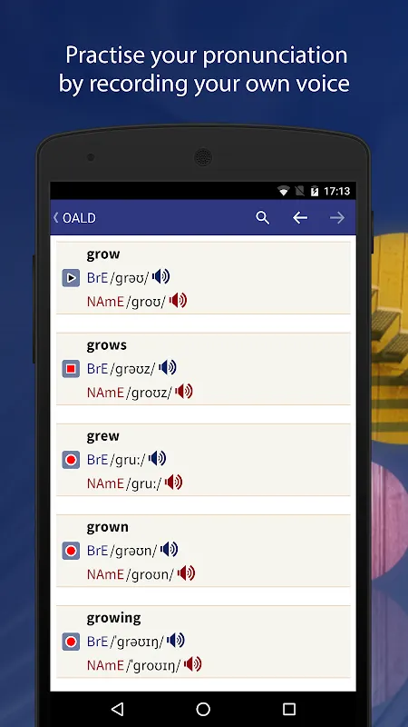Capturas de pantalla de OALD