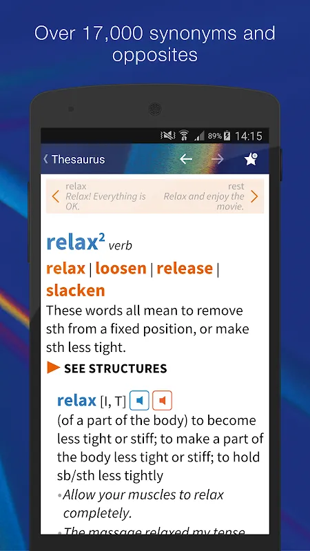 Thesaurus应用截图
