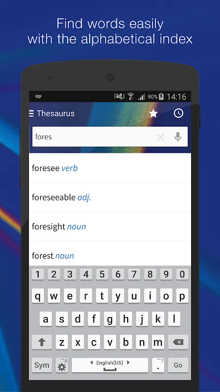 Thesaurus应用截图